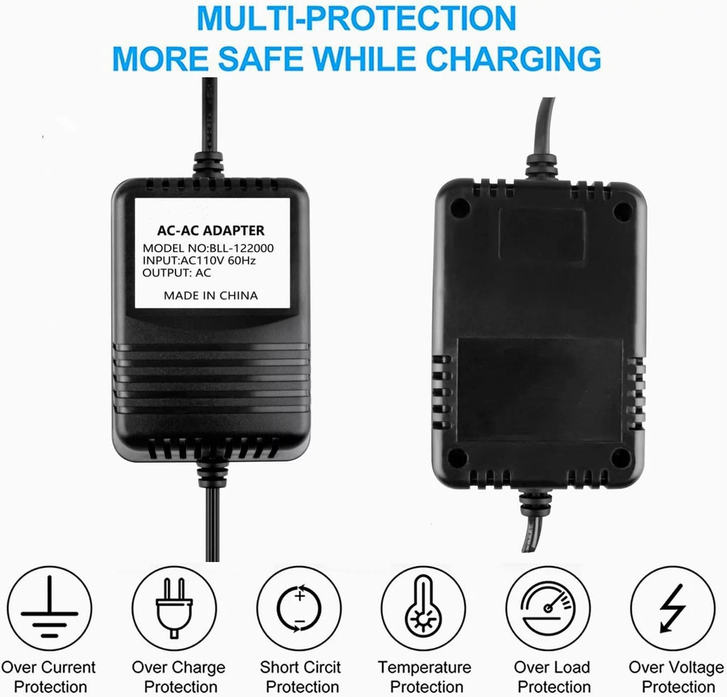 14VAC AC to AC Adapter Power Supply Cord Charger V52302