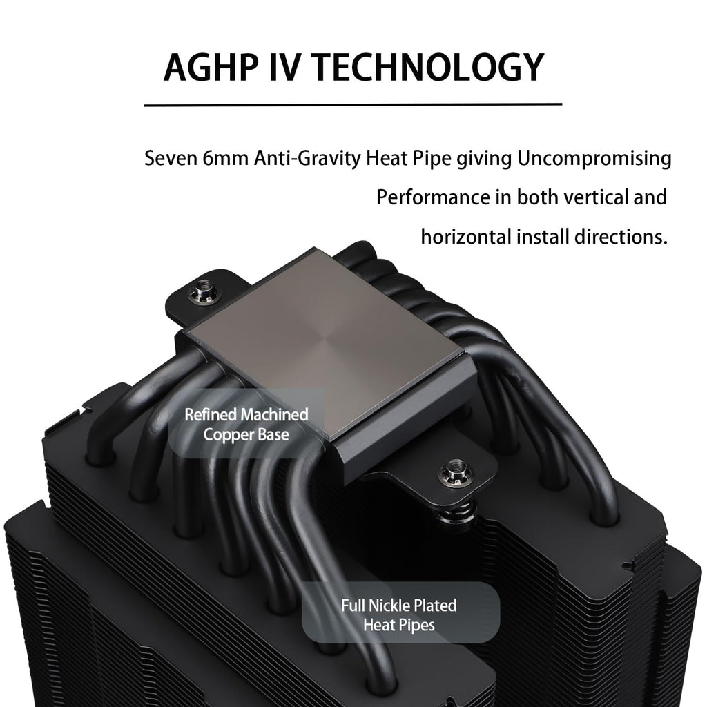 CPU Cooler with Dual PWM Fan and 7 Heat Pipes C1064