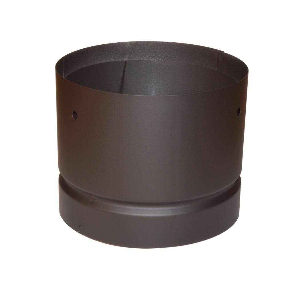 Black 8' Stove Pipe Chimney Adapter N945
