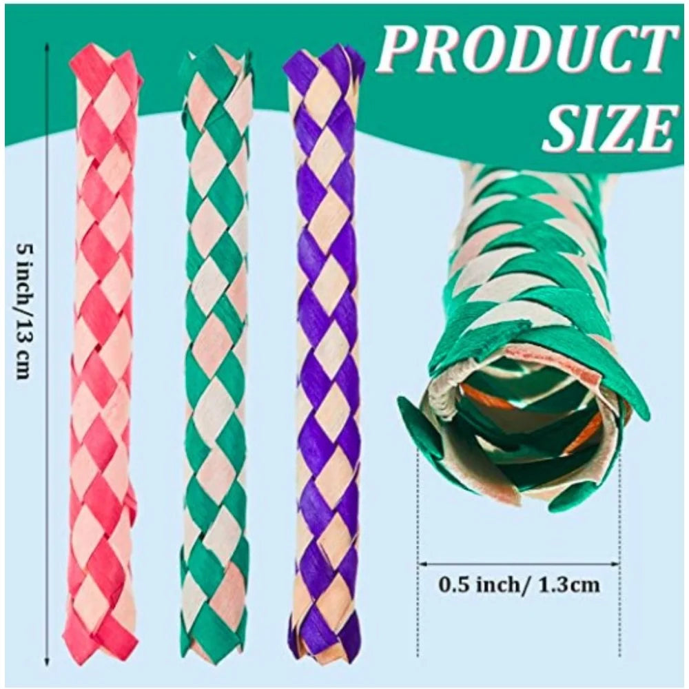 72Pcs Bamboo Finger Traps Y673939