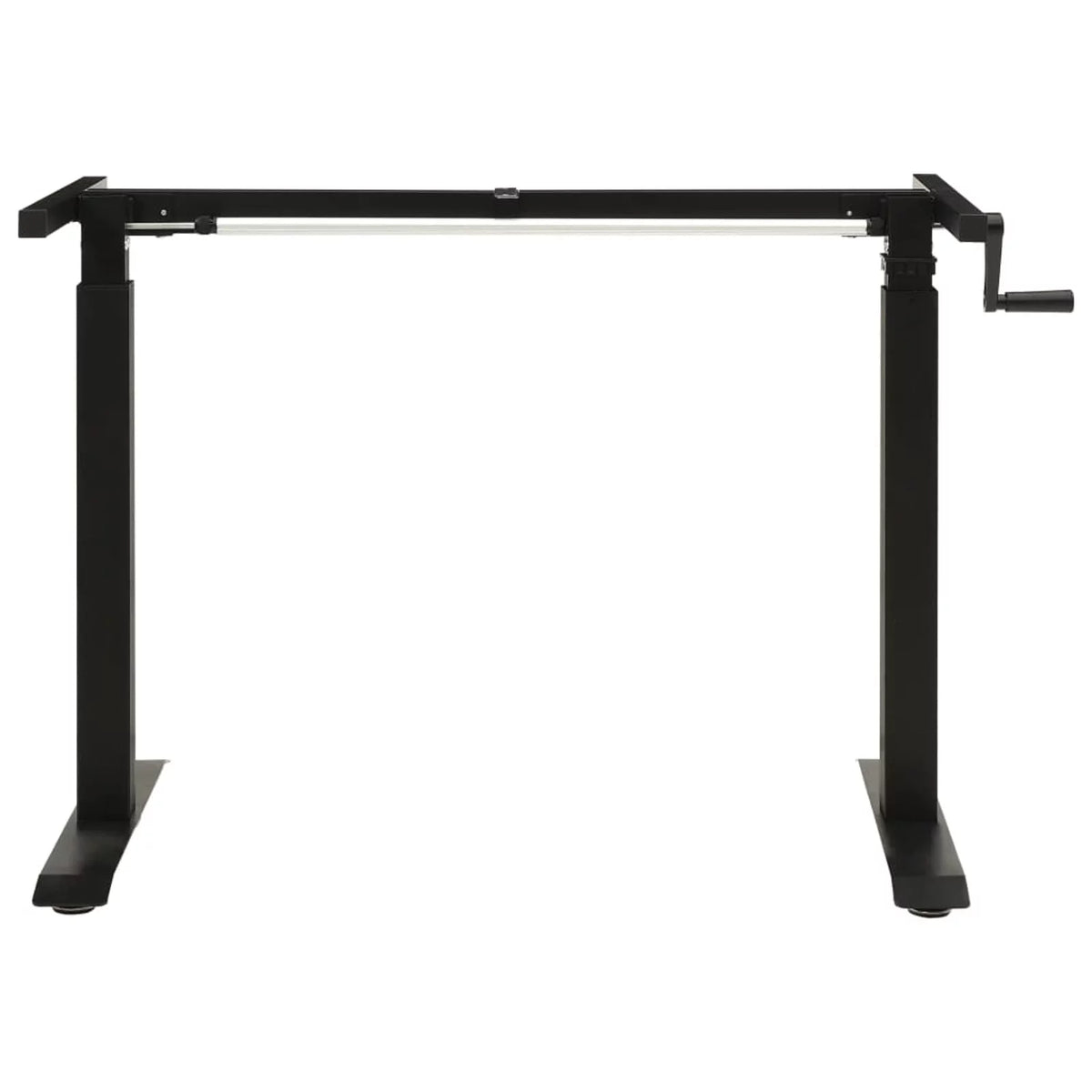 Manual Height Adjustable Standing Desk Frame Black N8838