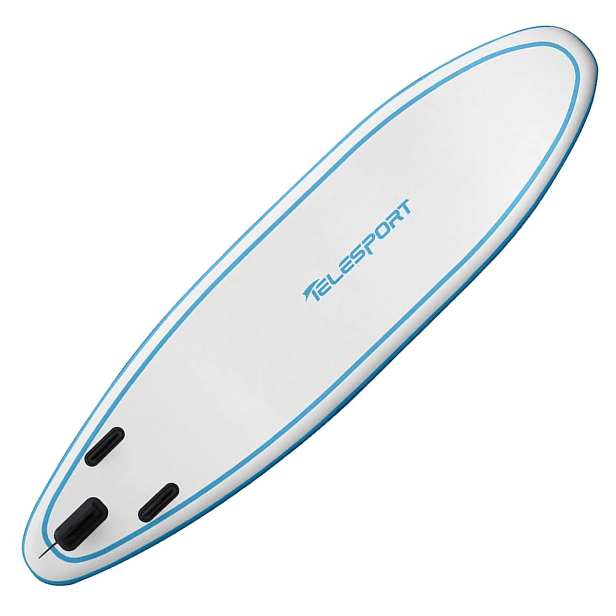 White & Blue Inflatable SUP Paddleboard with Accessories L37280