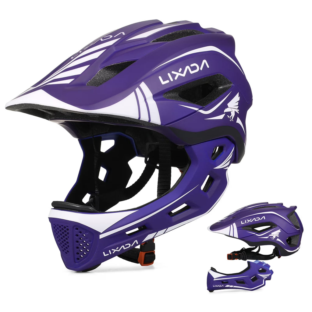 Kids Detachable Full Face Bike Helmet B45839