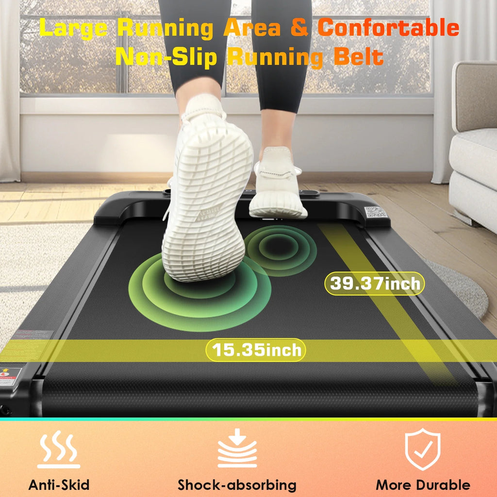 Under Desk Walking Pad 2.5HP Electric Treadmill N8155