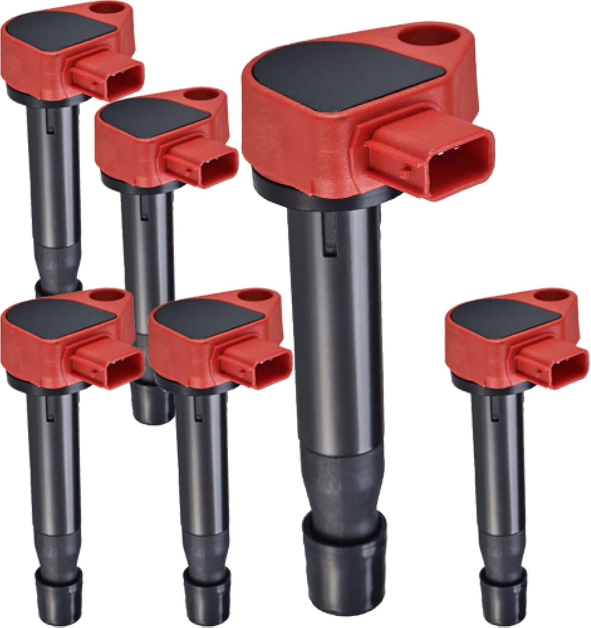 6pcs Ignition Coil Pack for Honda Saturn Acura Odyssey Pilot Ridgeline Accord V6 3.0L 3.2L 3.5L 3.7L 1999-2008 M84140