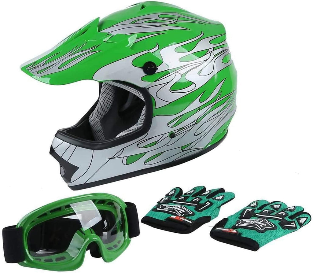 DOT Youth Offroad Dirt Bike Helmet U57295