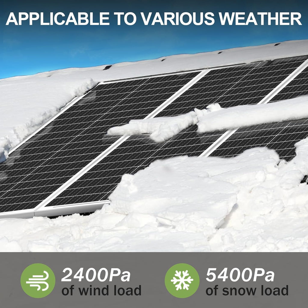 100 Watt 12 BB Monocrystalline Solar Panel 2 Pack U53024
