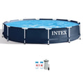 Metal Frame Above Ground Swimming Pool with Pump Z228761