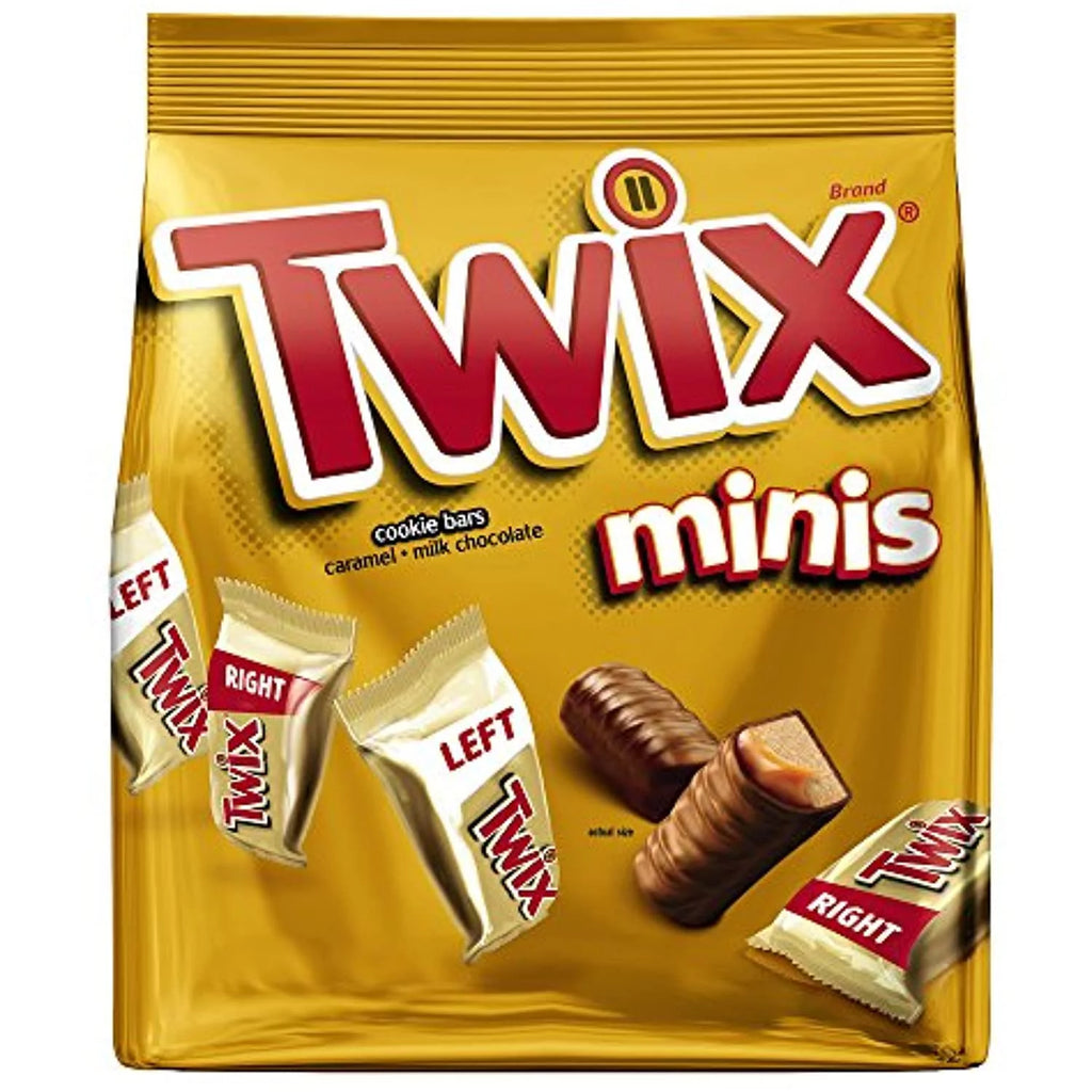 Caramel Chocolate Cookie Bar Candy 9.7 Ounce Bag Pack Of 8 S83058