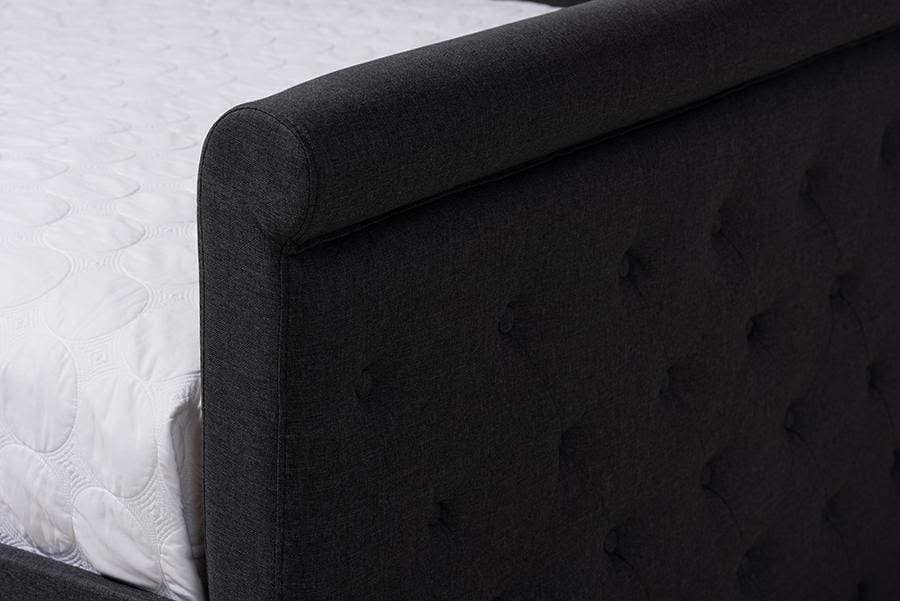 Queen Dark Grey Daybed with Trundle M709
