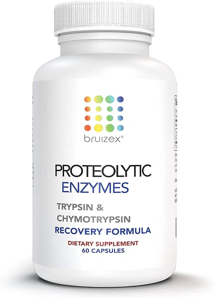 Proteolytic Enzymes Trypsin & Chymotrypsin 60 Caps X836