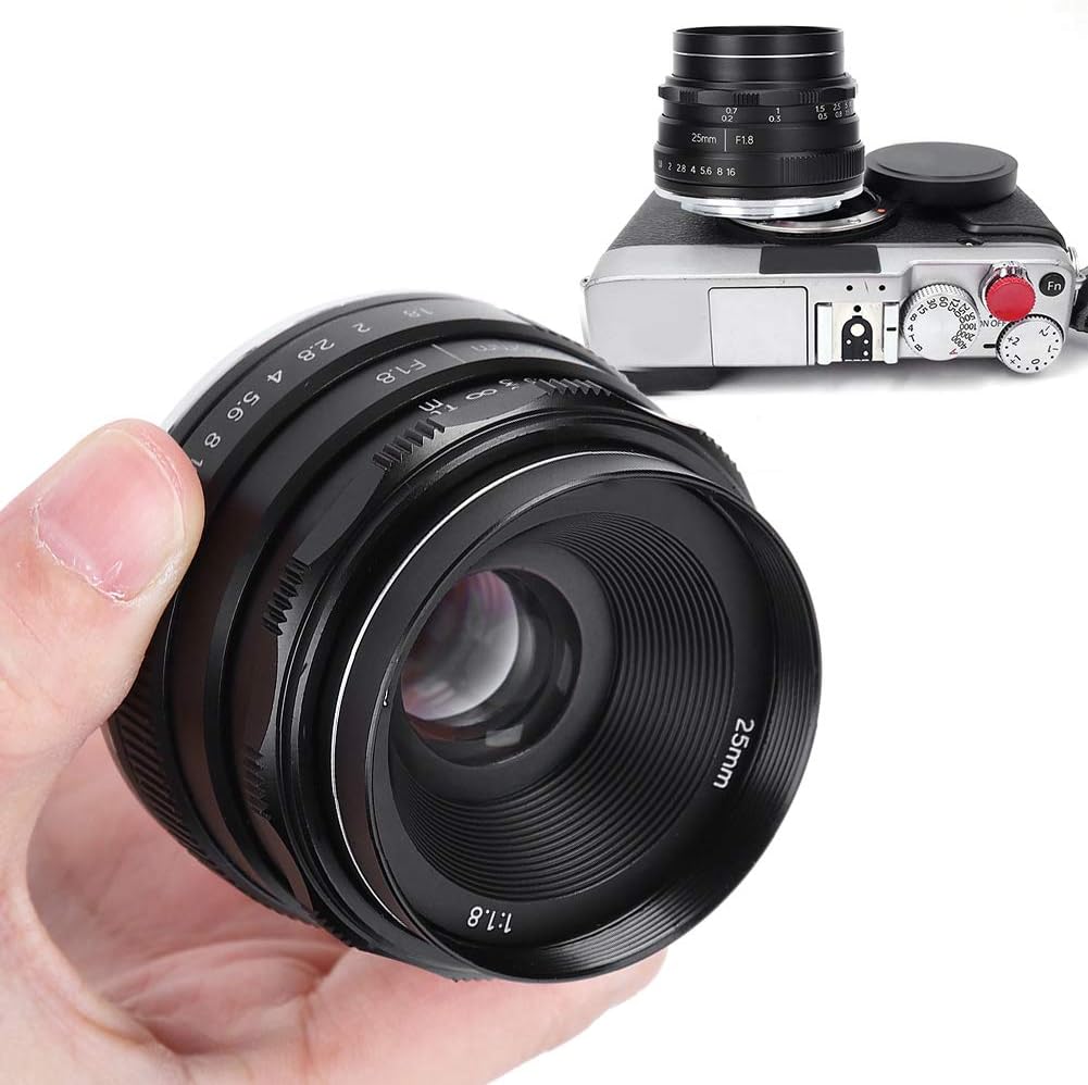 25mm F1.8 M4/3 Mount Camera Lens, Pack of 2 X689