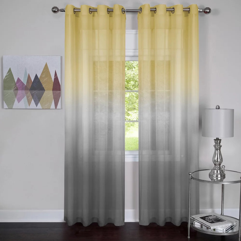 2-Pack Light Filtering Grommet Curtain Panels 52W x 63L Inches S17835