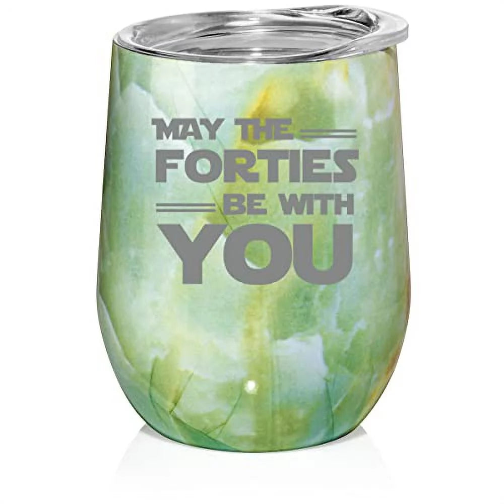 12 oz Double Wall Vacuum Insulated Stainless Steel Stemless Wine Tumbler With Lid F93453