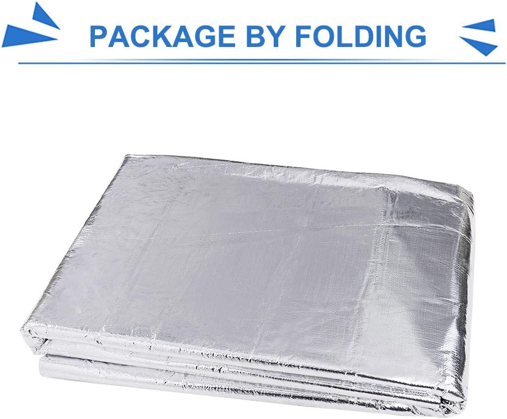 6.46sqft Car Sound Deadener Aluminum Foam Mat L616285