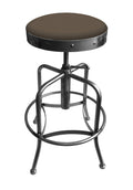 Industrial-Adjustable Stool with Clear Coat Finish V351568