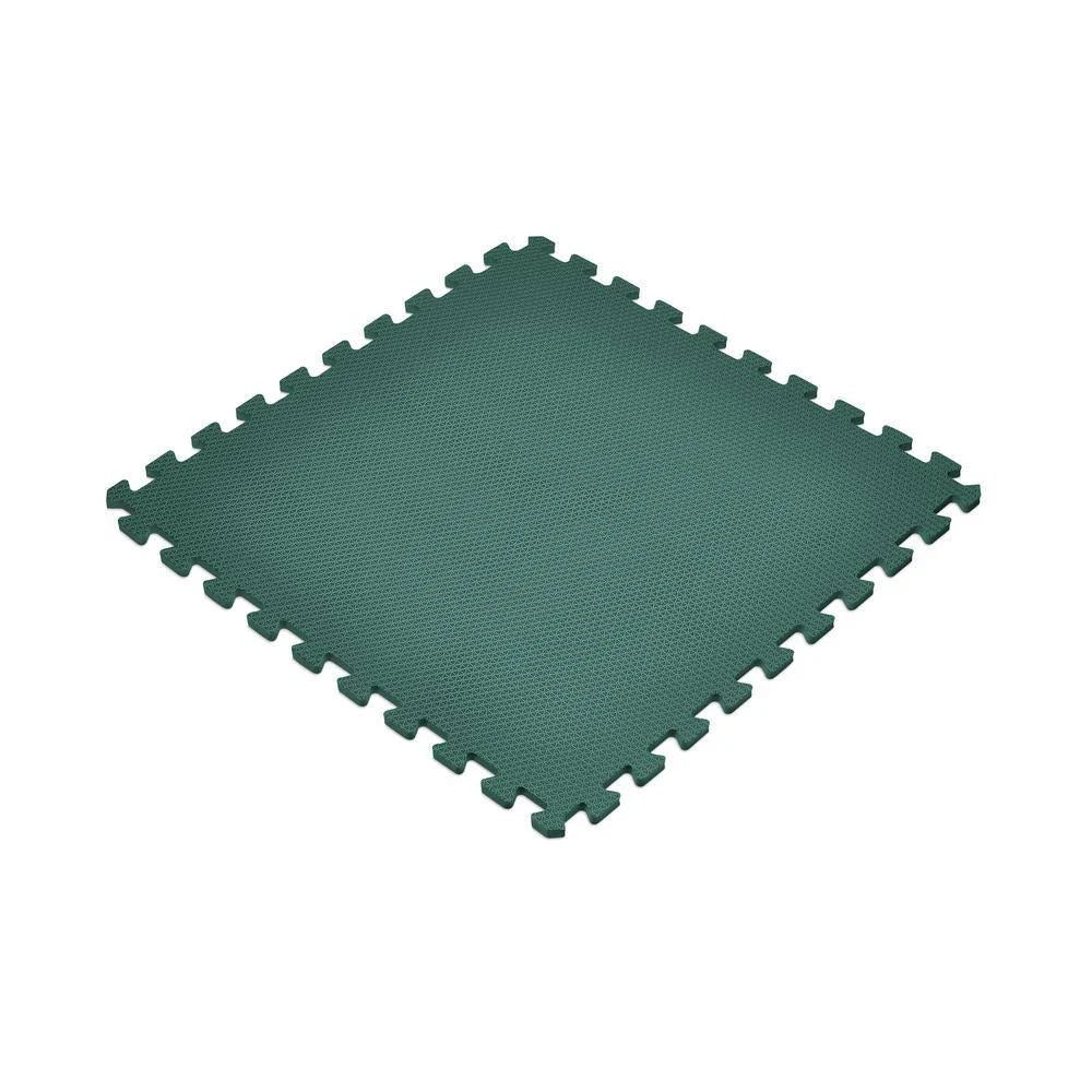 Dark Green 24 in. x 24 in. Eva Foam Interlocking Tile (24-Tile) J8087