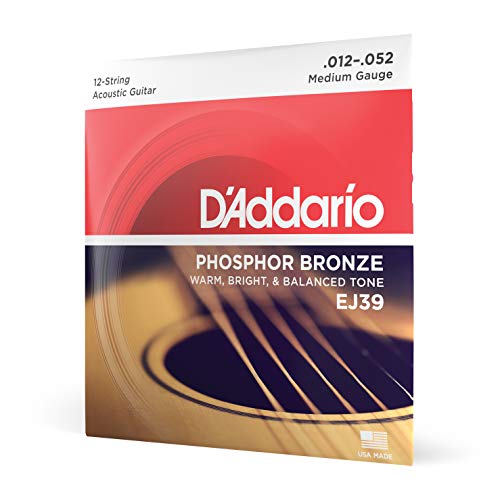 Phosphor Bronze Acoustic Guitar Strings 12-53 Light 3-Pack G5468