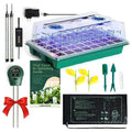 40-Cell Seed Starter Tray with Grow Lights and Heat Mat R931