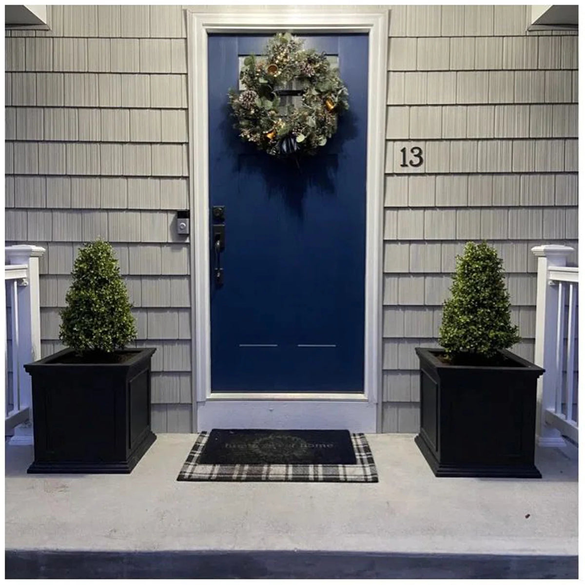 Artificial Topiary Trees 2 Pack 30 Inch Faux Boxwood I4867