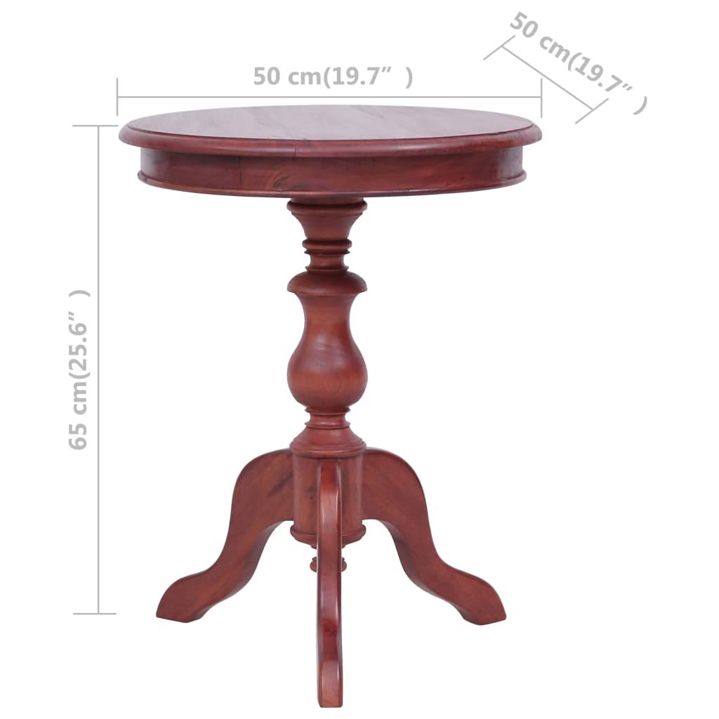 Side Table Natural Solid Mahogany Wood M74094
