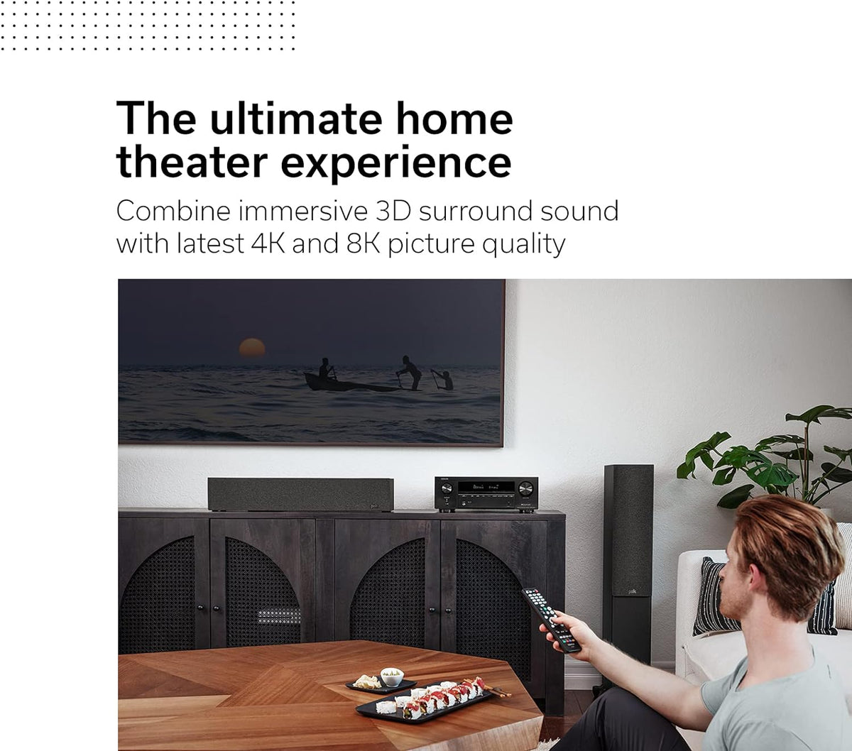 7.2 Channel AV Receiver with 8K HDMI P378