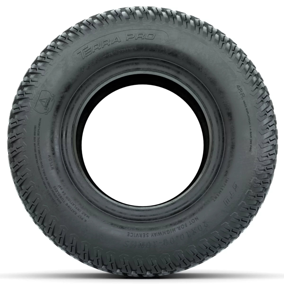 20X10-10 4-Ply Golf Cart Turf Tire Z1618