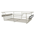18x22 Satin Nickel Closet Basket 3 Pack V63278