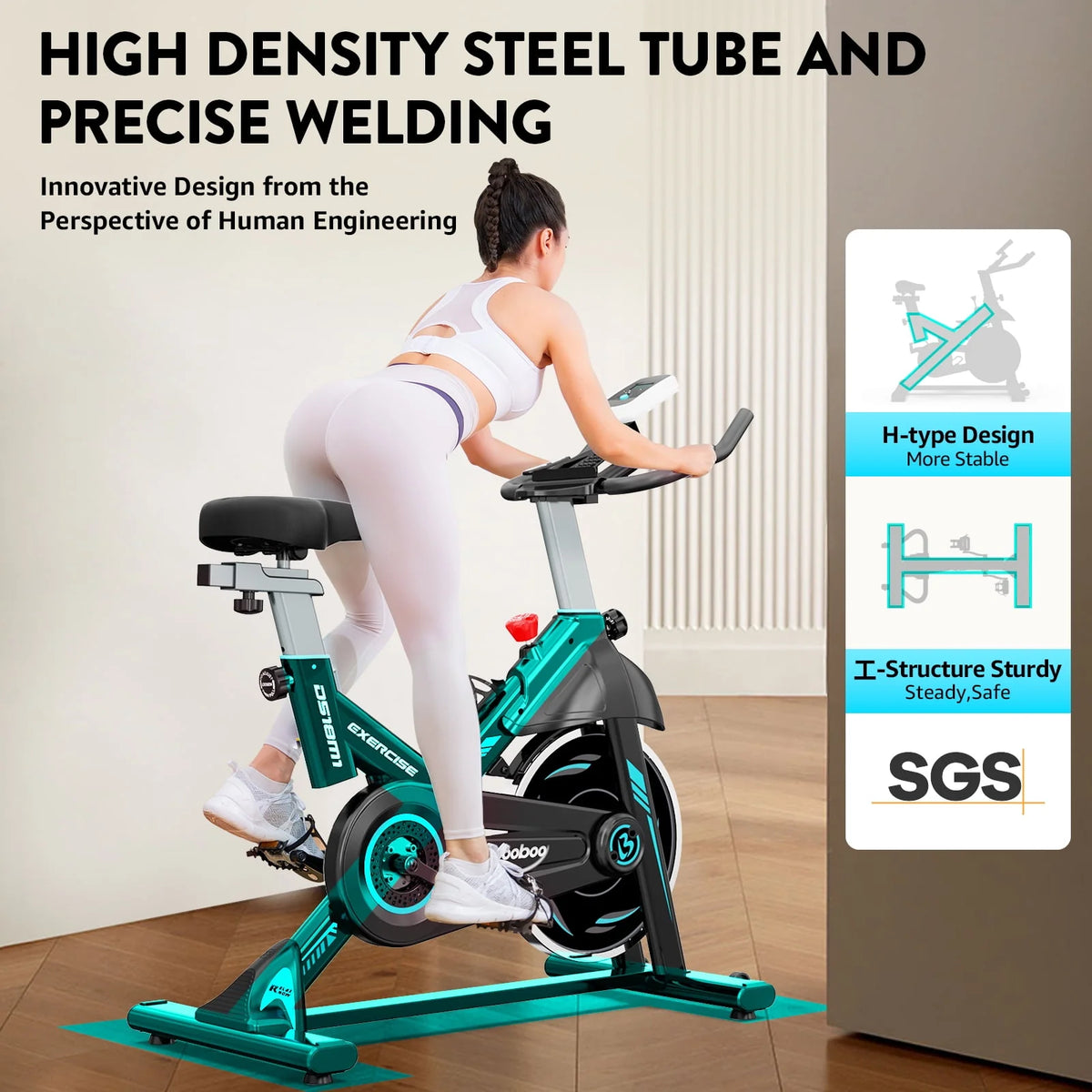 Indoor Cycling Bike Magnetic Stationary Exercise Bike J5738