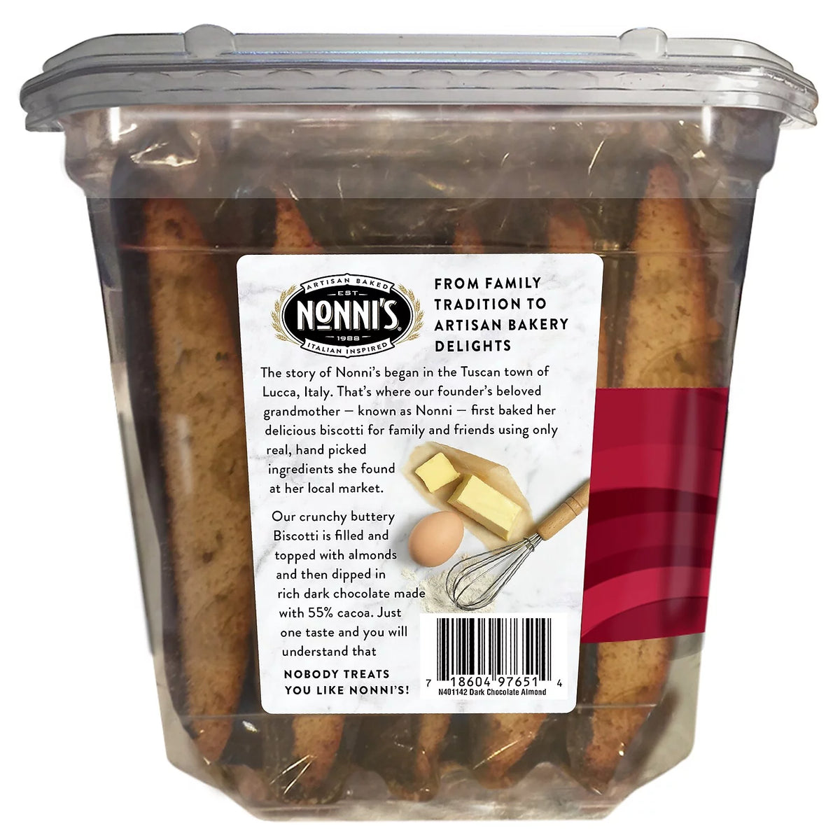 Dark Chocolate Almond Biscotti P30528
