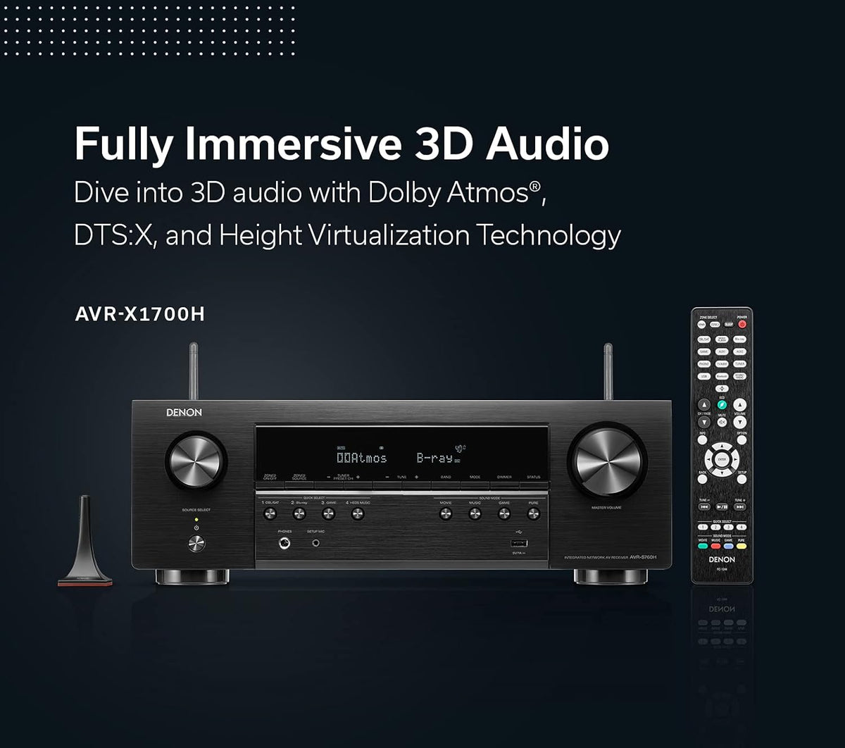 7.2 Channel AV Receiver with 8K HDMI P378