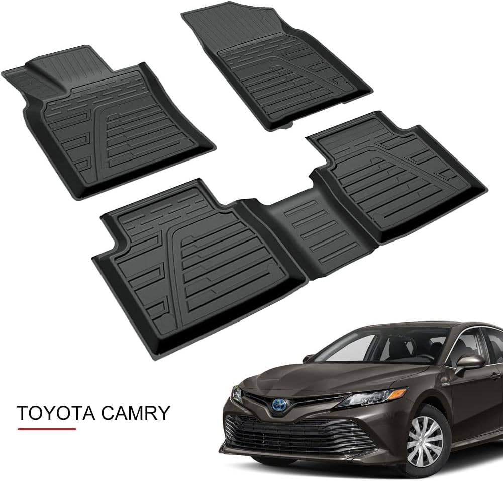 Black Rubber Floor Liner for Toyota Camry B436