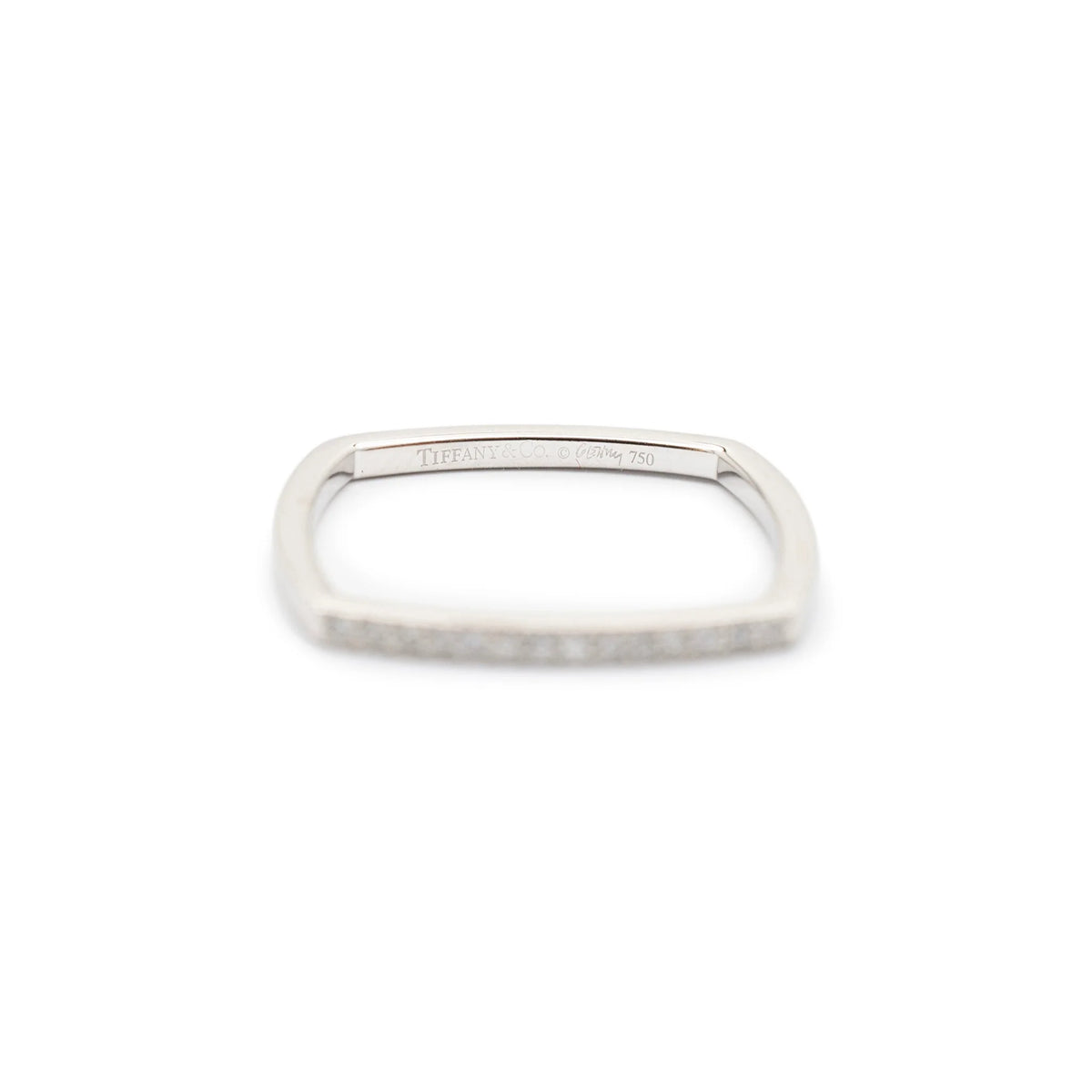 18K White Gold Diamond Wedding Band P846621
