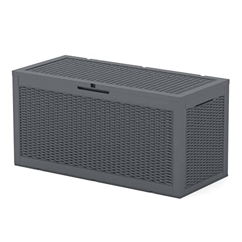 100 Gallon Waterproof Resin Outdoor Storage Box D664866