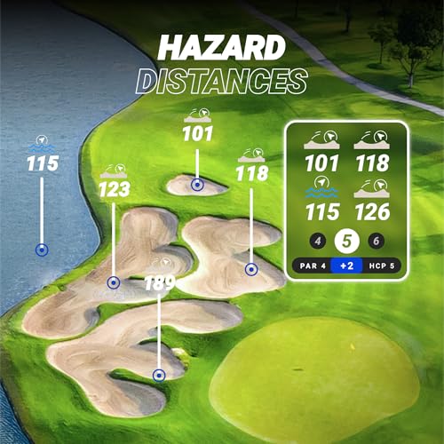 Magnetic Golf GPS Handheld with Touch Screen Display P966