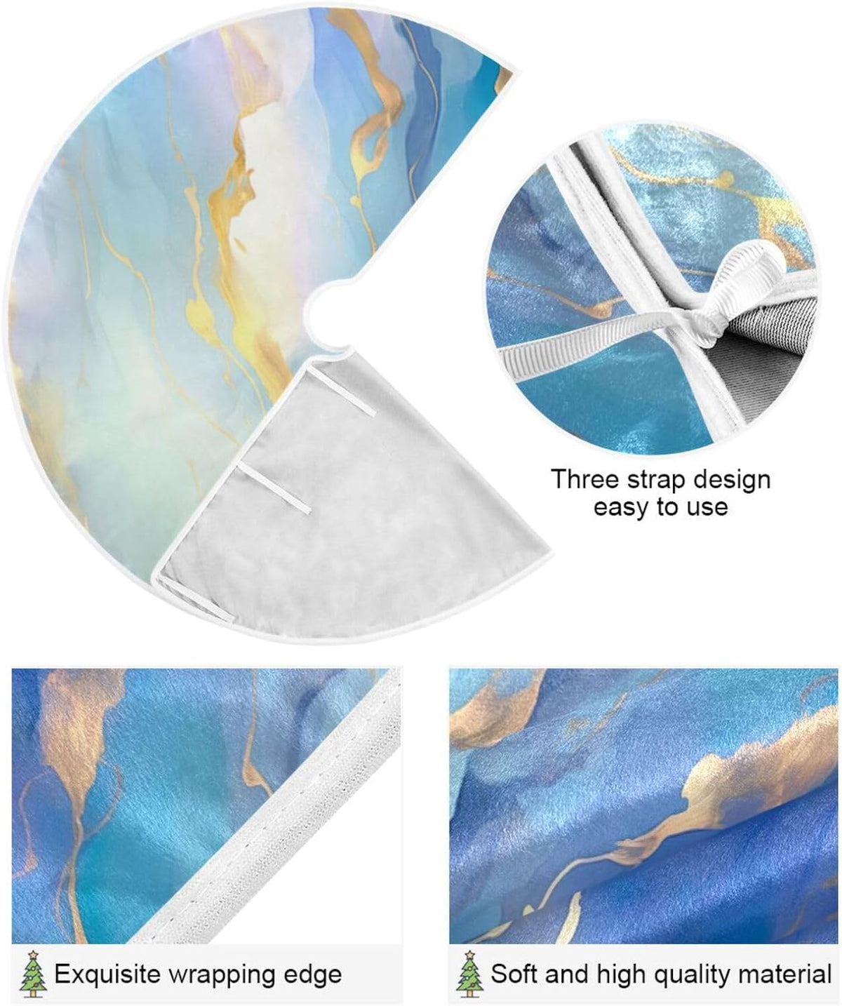 Marble Christmas Tree Skirt 35.4 in G57324