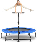40/50" Foldable Mini Trampoline with Bungees and Adjustable Foam Handle D94198