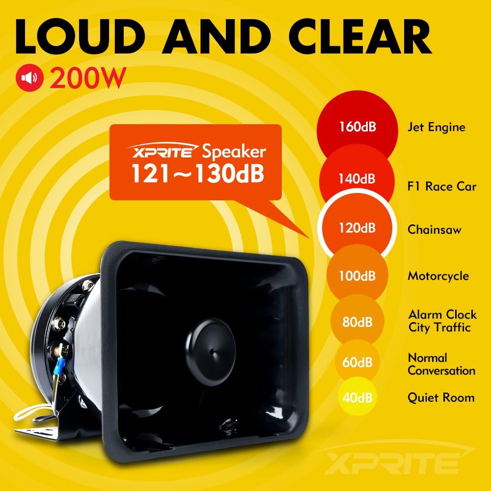 200 Watt Siren Speaker Q77032