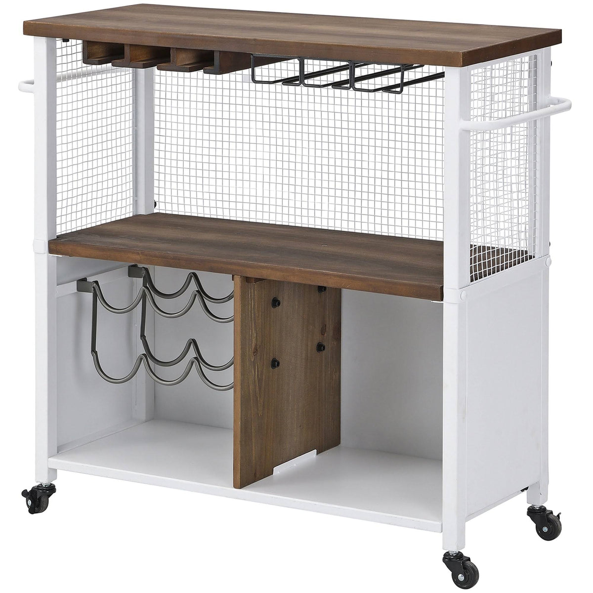 Farmhouse Kitchen Cart - White M4422