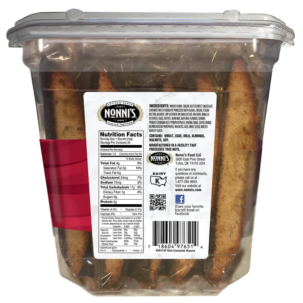 Dark Chocolate Almond Biscotti P30528