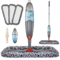 Microfibre Spray Floor Mops with 3 Mop Heads & 635 ML Bottle V65960