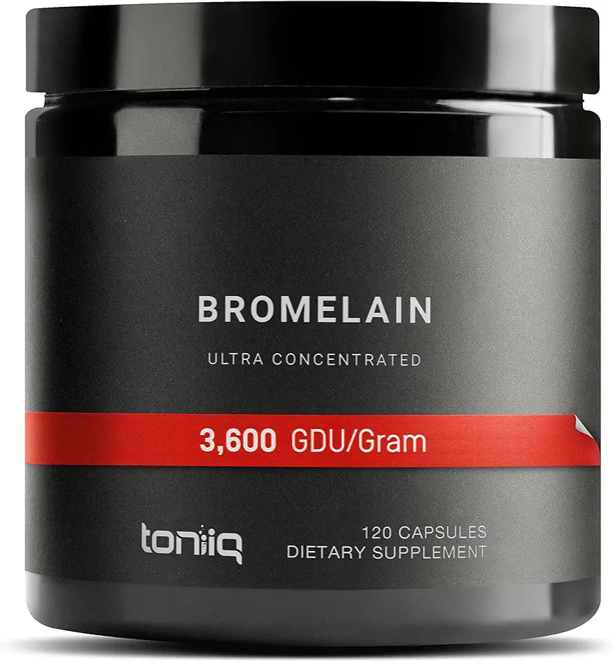 500mg Bromelain Supplement 120 Vegetarian Capsules K2806