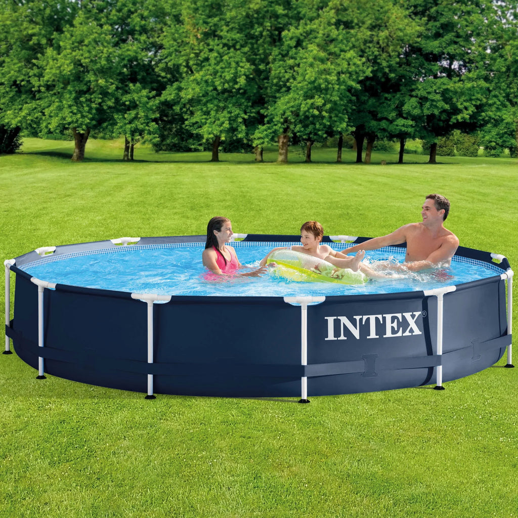 Metal Frame Above Ground Swimming Pool with Pump Z228761