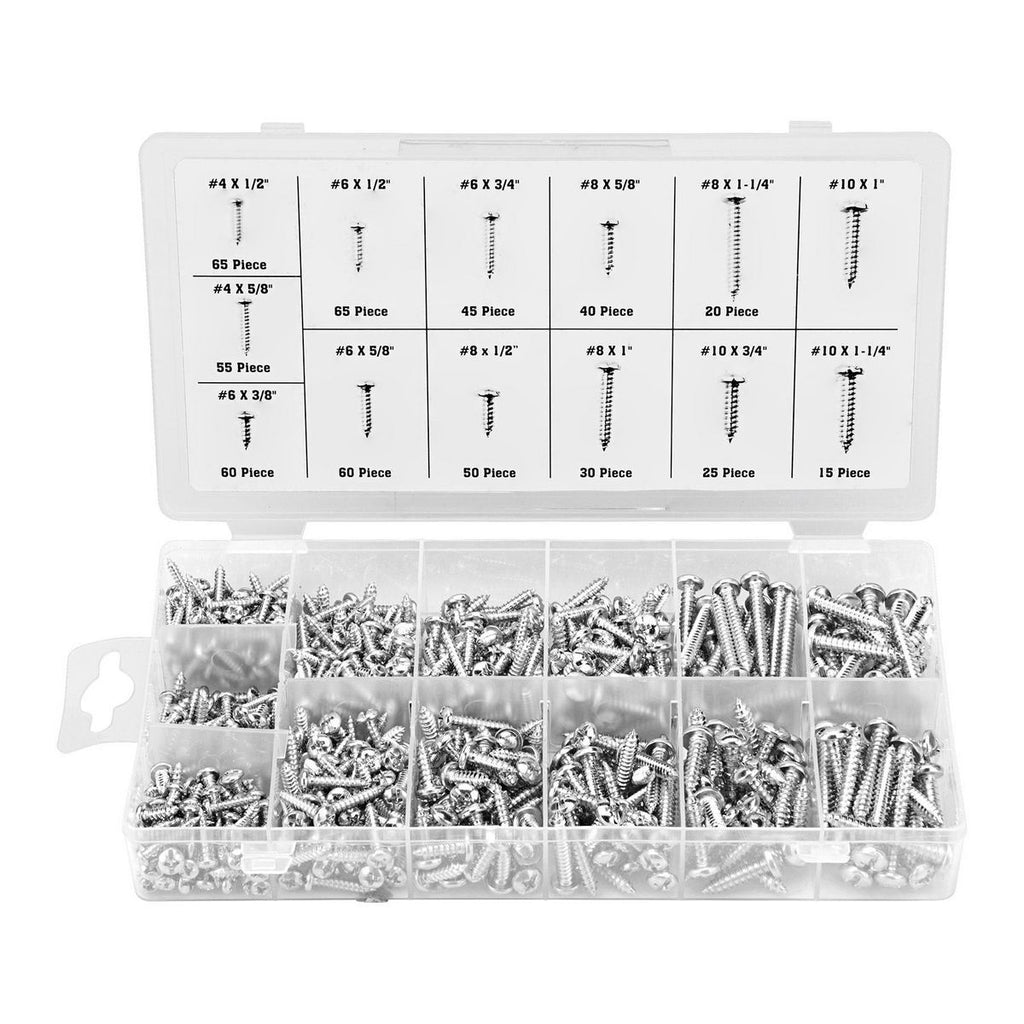 550-Piece Sheet Metal Screw Assortment W769