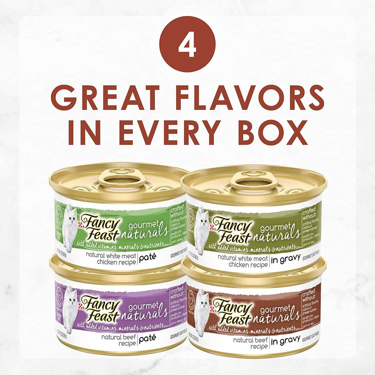 Wet Cat Food Variety Pack Poultry and Beef V9976