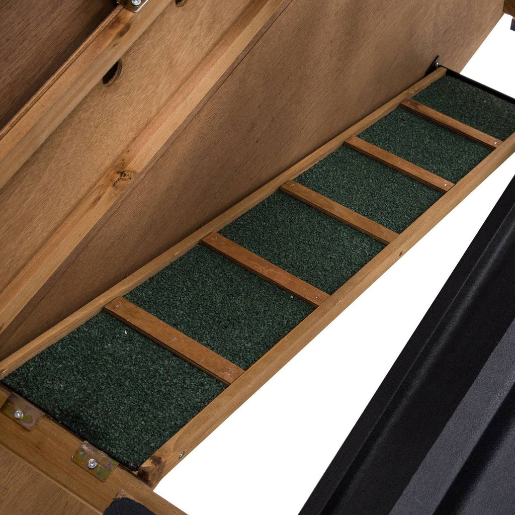 48x22 Wood Chicken Coop Hen House Rabbit Hutch Poultry Cage Y1155