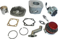 80cc Piston and Cylinder Motorized Bike Engine Rebuild Kit Carburetor Air Filter Pack of 2 T7994