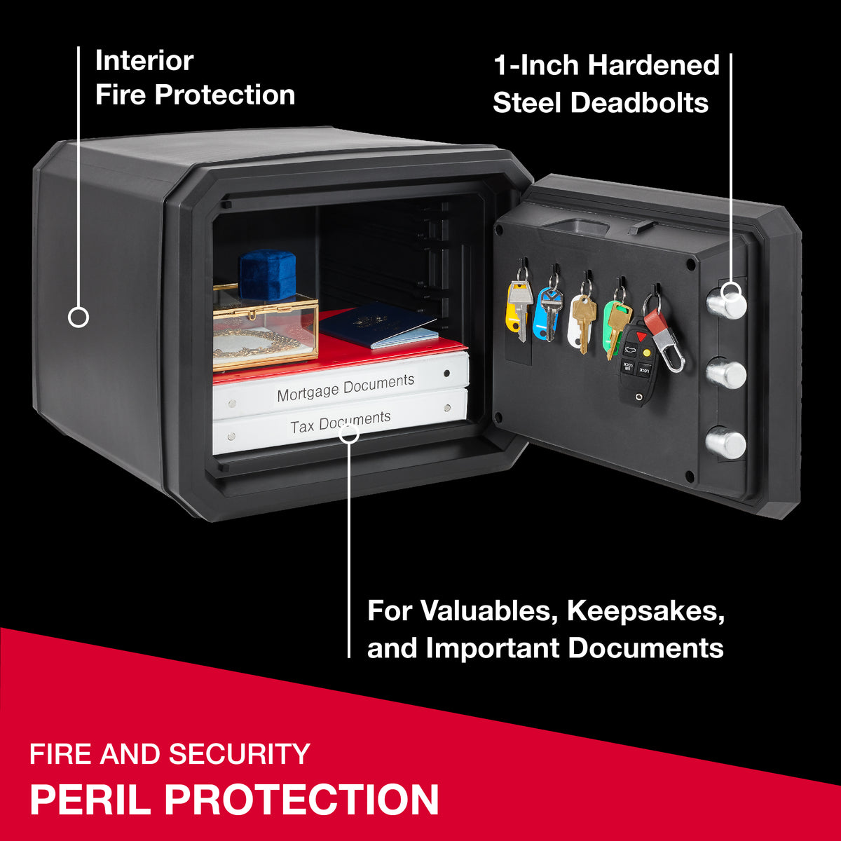Large Fire-Resistant Safe with Combination Lock F5282