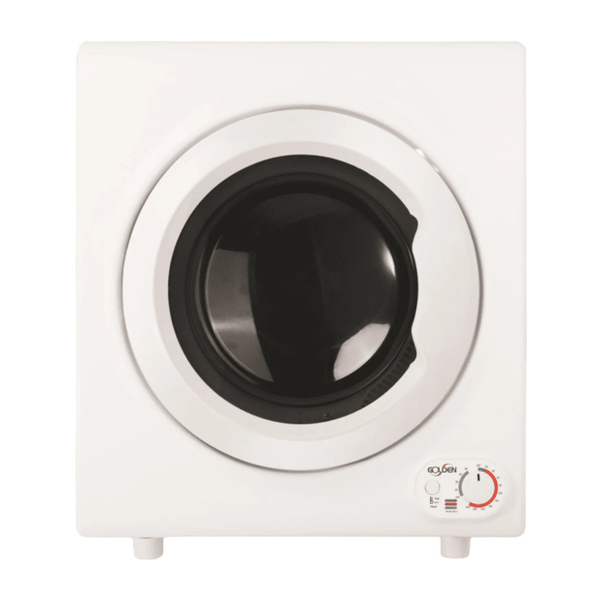 White 2.65 Cu ft. Portable Electric Stainless Steel Clothes Dryer V460953