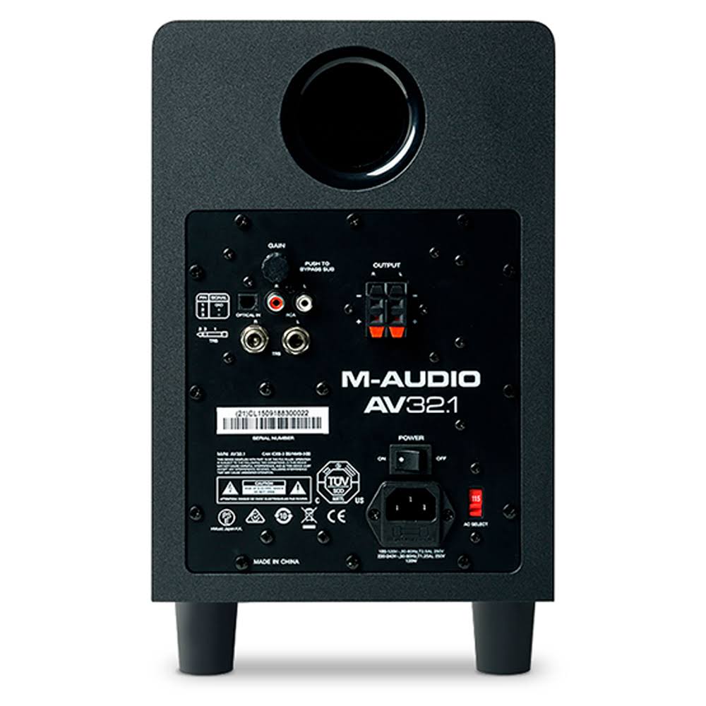 2.1 Channel 110W RMS Speaker System D325
